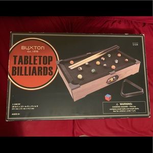 Tabletop Billiards table